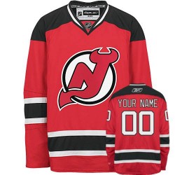 Reebok New Jersey Devils Youth Customized Authentic Red Home Jersey