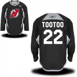 New Jersey Devils Jordin Tootoo Official Black Reebok Authentic Adult Practice Alternate NHL Hockey Jersey