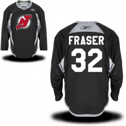 New Jersey Devils Mark Fraser Official Black Reebok Premier Adult Practice Alternate NHL Hockey Jersey