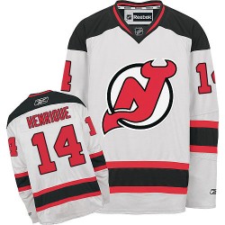 New Jersey Devils Adam Henrique Official White Reebok Authentic Adult Away NHL Hockey Jersey