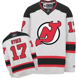 New Jersey Devils Michael Ryder Official White Reebok Authentic Adult Away NHL Hockey Jersey