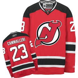 New Jersey Devils Mike Cammalleri Official Red Reebok Authentic Adult Home NHL Hockey Jersey