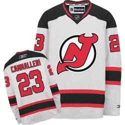 New Jersey Devils Mike Cammalleri Official White Reebok Authentic Adult Away NHL Hockey Jersey