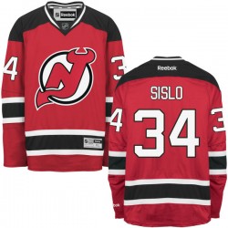New Jersey Devils Mike Sislo Official Red Reebok Premier Adult Home NHL Hockey Jersey