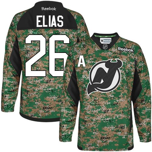 The best selling] NHL New Jersey Devils Design Wih Camo Team Color And  Military Force Logo Full Printing Shirt