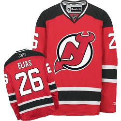 New Jersey Devils Patrik Elias Official Red Reebok Authentic Adult Home NHL Hockey Jersey