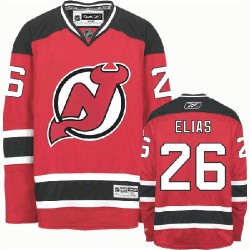 New Jersey Devils Patrik Elias Official Red Reebok Authentic Youth Home NHL Hockey Jersey