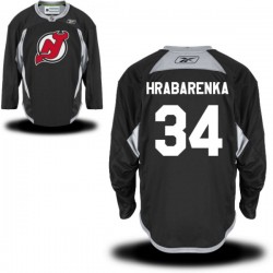 New Jersey Devils Raman Hrabarenka Official Black Reebok Premier Adult Practice Alternate NHL Hockey Jersey