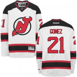 New Jersey Devils Scott Gomez Official White Reebok Authentic Adult Away NHL Hockey Jersey