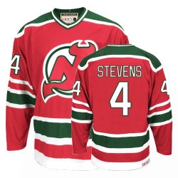 New Jersey Devils Scott Stevens Official Red/Green CCM Authentic Adult Team Classic Throwback NHL Hockey Jersey