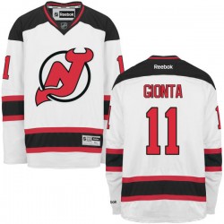 New Jersey Devils Stephen Gionta Official White Reebok Authentic Adult Away NHL Hockey Jersey