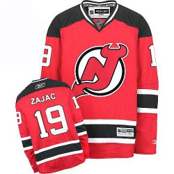New Jersey Devils Travis Zajac Official Red Reebok Premier Adult Home NHL Hockey Jersey