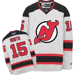 New Jersey Devils Tuomo Ruutu Official White Reebok Authentic Adult Away NHL Hockey Jersey