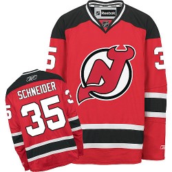 New Jersey Devils Cory Schneider Official Red Reebok Premier Adult Home NHL Hockey Jersey