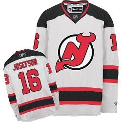 New Jersey Devils Jacob Josefson Official White Reebok Premier Adult Away NHL Hockey Jersey
