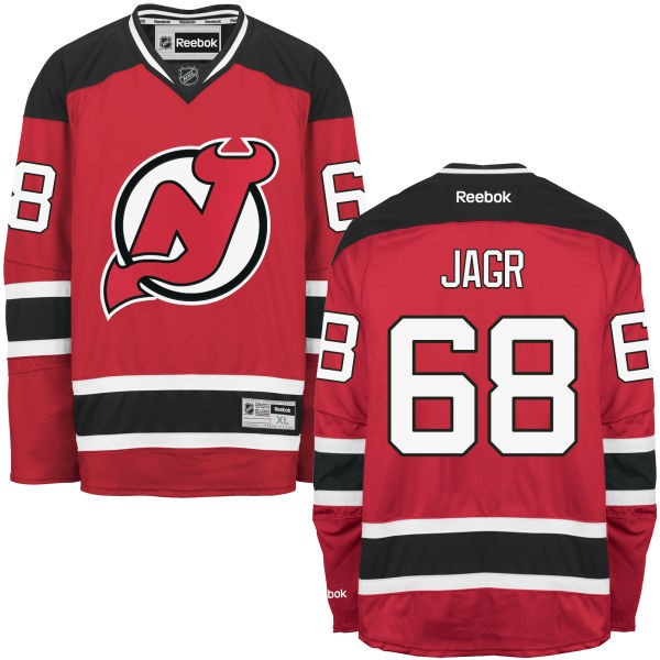 Reebok New Jersey Devils Edge Uncrested Adult Hockey Jersey in Red Size Medium
