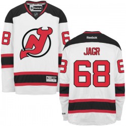 New Jersey Devils Jaromir Jagr Official White Reebok Authentic Adult Away NHL Hockey Jersey