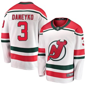 New Jersey Devils Ken Daneyko Official White Fanatics Branded Breakaway Adult Alternate NHL Hockey Jersey