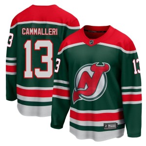 New Jersey Devils Mike Cammalleri Official Green Fanatics Branded Breakaway Youth 2020/21 Special Edition NHL Hockey Jersey