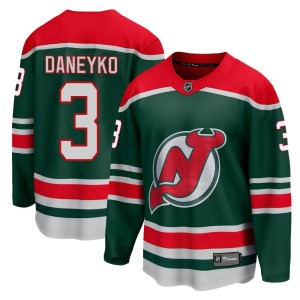 New Jersey Devils Ken Daneyko Official Green Fanatics Branded Breakaway Youth 2020/21 Special Edition NHL Hockey Jersey