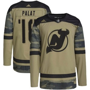 New Jersey Devils Ondrej Palat Official Camo Adidas Authentic Youth Military Appreciation Practice NHL Hockey Jersey
