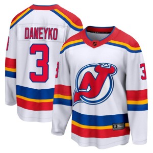 New Jersey Devils Ken Daneyko Official White Fanatics Branded Breakaway Adult Special Edition 2.0 NHL Hockey Jersey