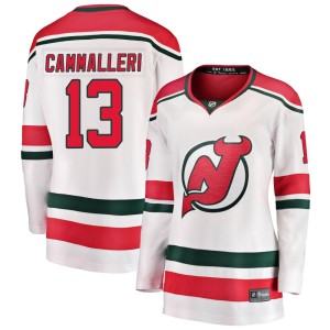 New Jersey Devils Mike Cammalleri Official White Fanatics Branded Breakaway Women's Alternate NHL Hockey Jersey