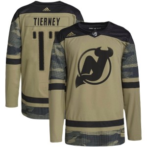 New Jersey Devils Chris Tierney Official Camo Adidas Authentic Adult Military Appreciation Practice NHL Hockey Jersey