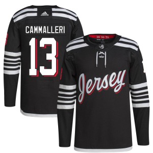 New Jersey Devils Mike Cammalleri Official Black Adidas Authentic Youth 2021/22 Alternate Primegreen Pro Player NHL Hockey Jersey