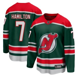 New Jersey Devils Dougie Hamilton Official Green Fanatics Branded Breakaway Adult 2020/21 Special Edition NHL Hockey Jersey