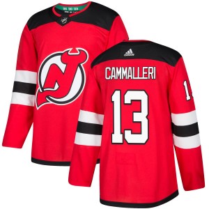 New Jersey Devils Mike Cammalleri Official Red Adidas Authentic Adult NHL Hockey Jersey